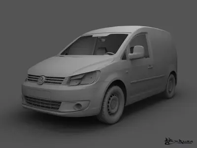 Volkswagen Caddy Kasten 2010 3D model