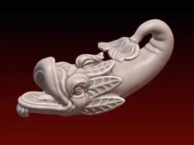Stylized Decorative Fish 3D print model