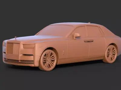 Rolls Royce Phantom 3D print model