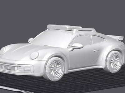 Porsche 911 Dakar 3d Car Model 3D print model