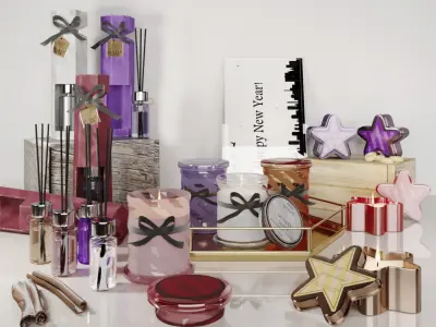 Bathroom freshener collection 3D model