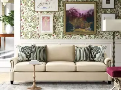 Sofa Begie Movie Loveseat Long chair 3D model