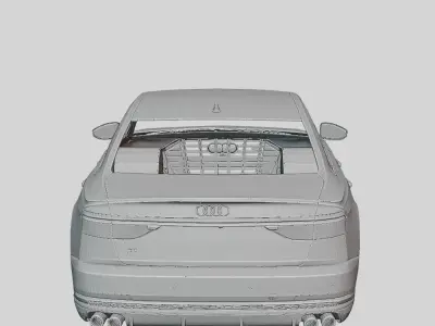 Audi S8 2020 Printable Body 3D print model