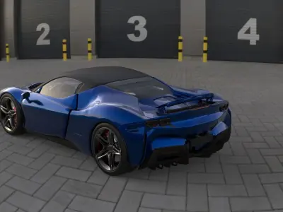 Ferrari- Mclaren 3D print model