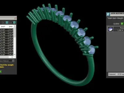  ring code 350 3D print model