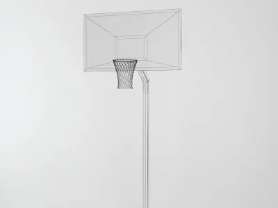 Basketball basket 3D model