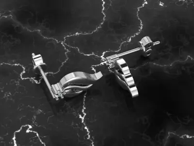 Jewelry Earring 3D print model