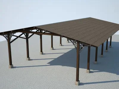 Old Shelter 3D model