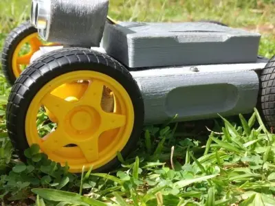 Arduino Obstacle Avoiding Robot Car  Free 3D print model
