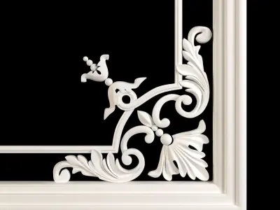Decorative Frame 01 3D model