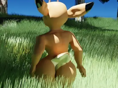 DeerGirl 3D model