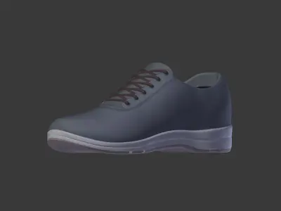 Shoes - Sneakers Optimized for Rigging and Animation Low-poly 3D model