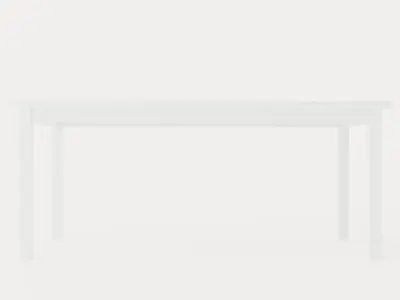 Jasmine Extensionable Dining Table 180 Cm Low-poly 3D model