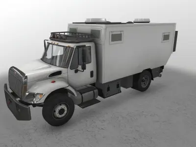  Motorhome Unicat TC52hv Low-poly 3D model