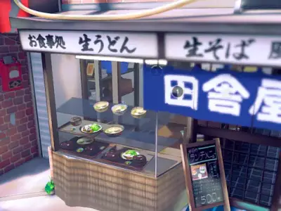 Japanese Restaurant Inakaya Low-poly 3D model