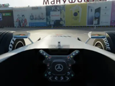 McLaren MP4-16 Low-poly 3D model