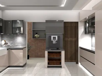 island kitchen Free 3D model