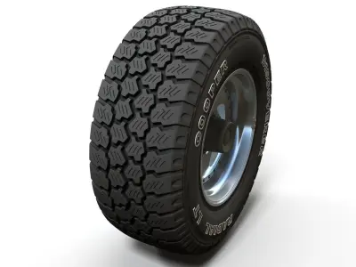 Offroad wheel  3D model