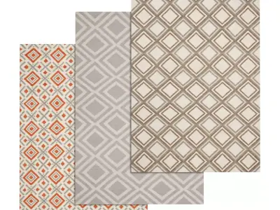 Rug Set 2055 3D model