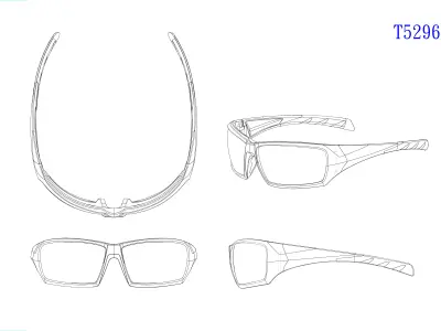 Sport sunglasses 3D model