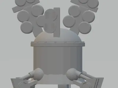 The Free Heathen Workshop present The CT-80z Battle Bots Free 3D print model