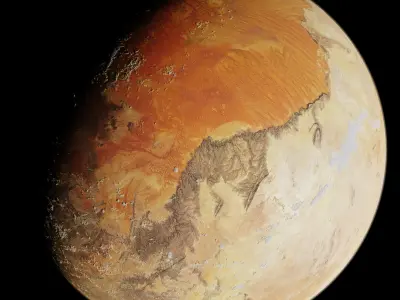 Korriban - 4k Star Wars Planet Texture Free 3D model