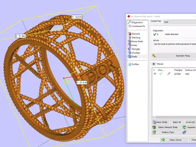 My Dior Ring 3D print model