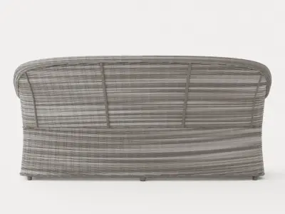 Roma 3 seater sofa Low-poly 3D model