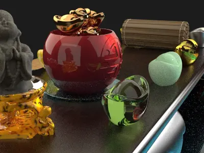 Chinese monk kid   3D model