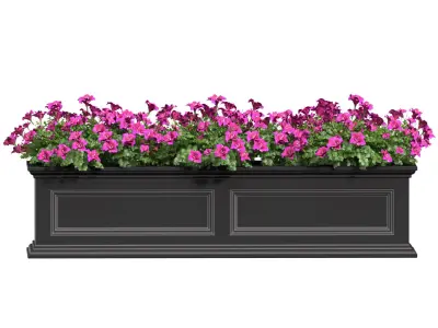 Window and Balcony Flower Box Pot 3D model