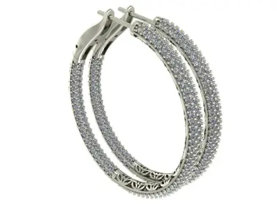 Hoop Earring 3D print model