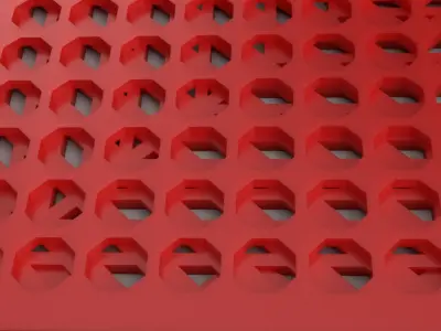 garage flooring plastic tile piso garage racing 3D model