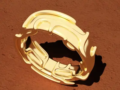 maze ring n1 3D print model