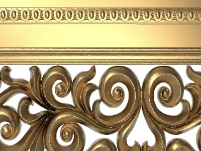  decorative pattern ready for 3D printing 3D model