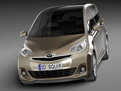 Toyota Verso S 2015 3D model