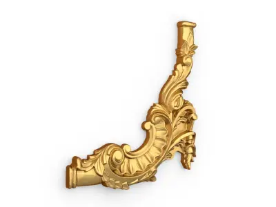 Classic decor ornament 80 3D model