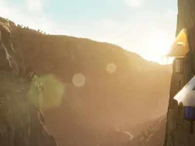 PortalEdges two tents and sleeping bag Low-poly 3D model