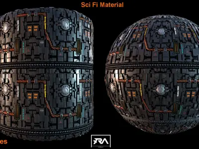 Sci Fi Material - Unreal Engine 4 Texture