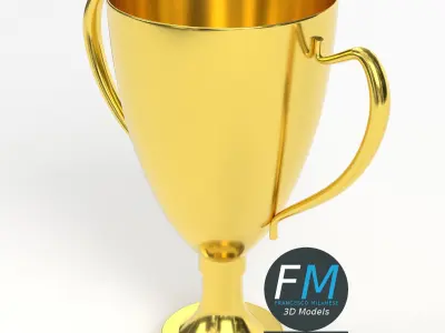 Trophy cup 4 3D model