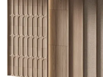Decorative V64 Wall Panels 3D model