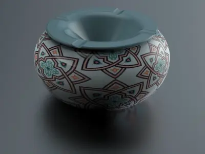 Moroccan Ashtray - 6 3D model