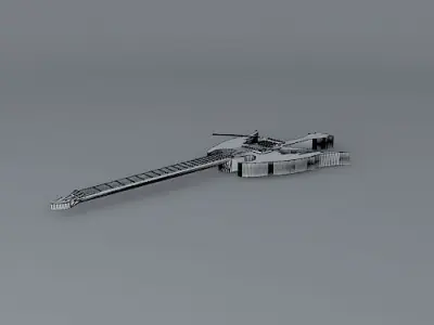 ESP Sword guitar Free 3D model