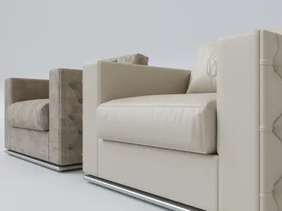 Angelo Cappellini OPERA RAIMOND armchair 3D model