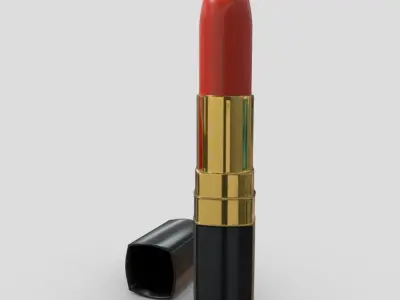 Lipstick Low-poly 3D model