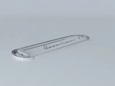 Roman circus Merida Free 3D model