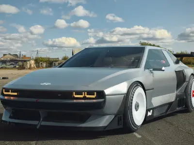 Hyundai N Vision 74 3D model