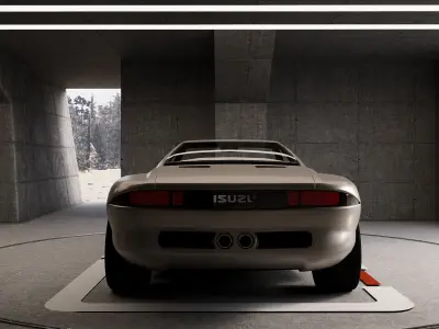 Isuzu 4200R 1989 Concept 3D model