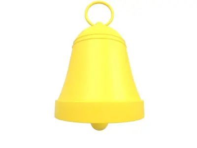 Bell v2 002 Low-poly 3D model