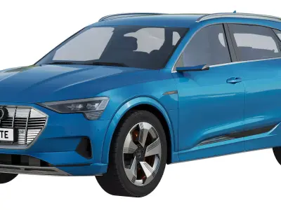AUDI E-TRON 2020 3D model by zifir3d