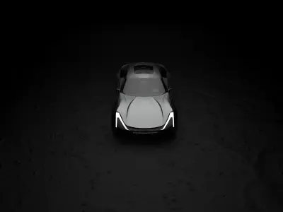 Car exterior design  3D model